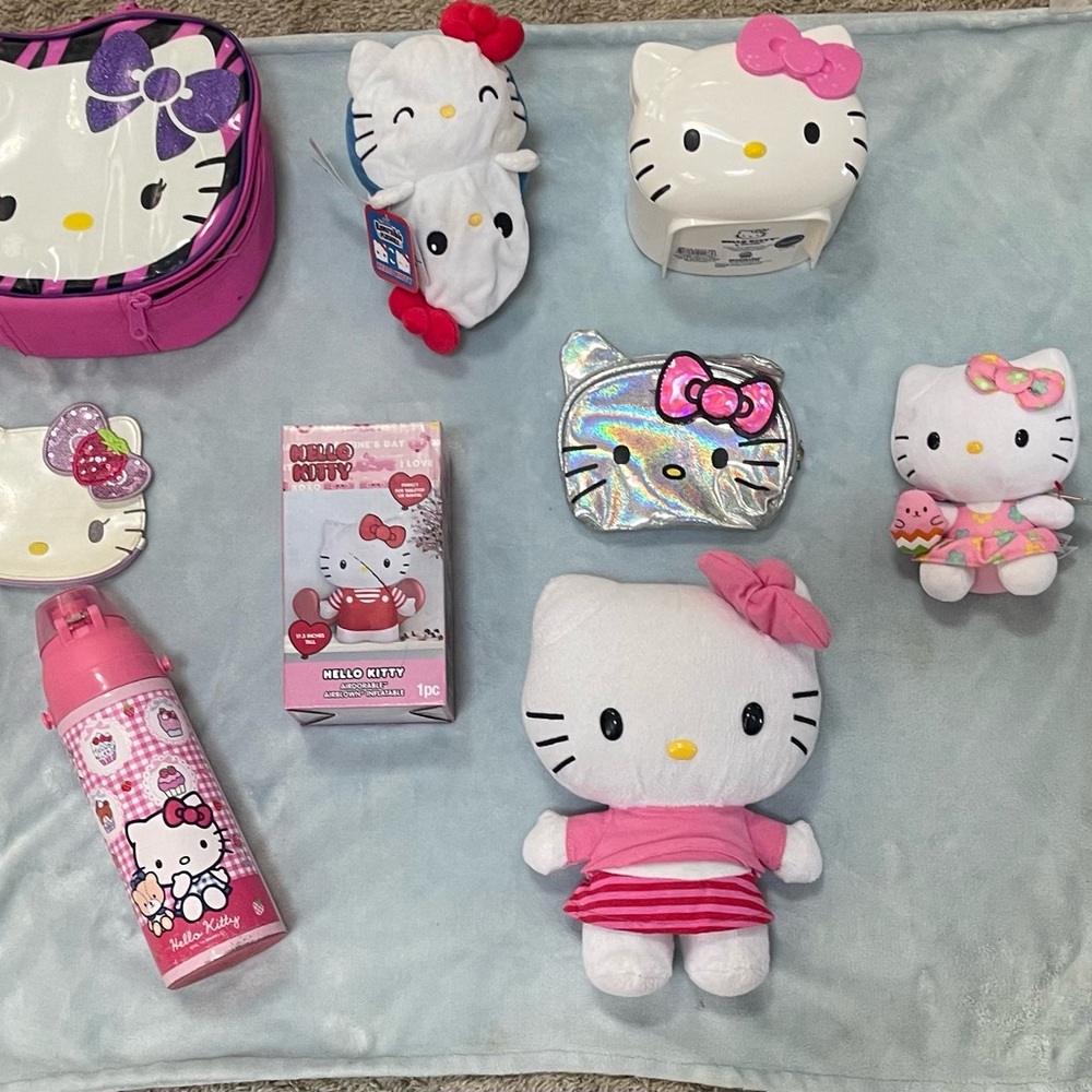 Adorable Hello Kitty Bundle-9 Items Including One… - image 2